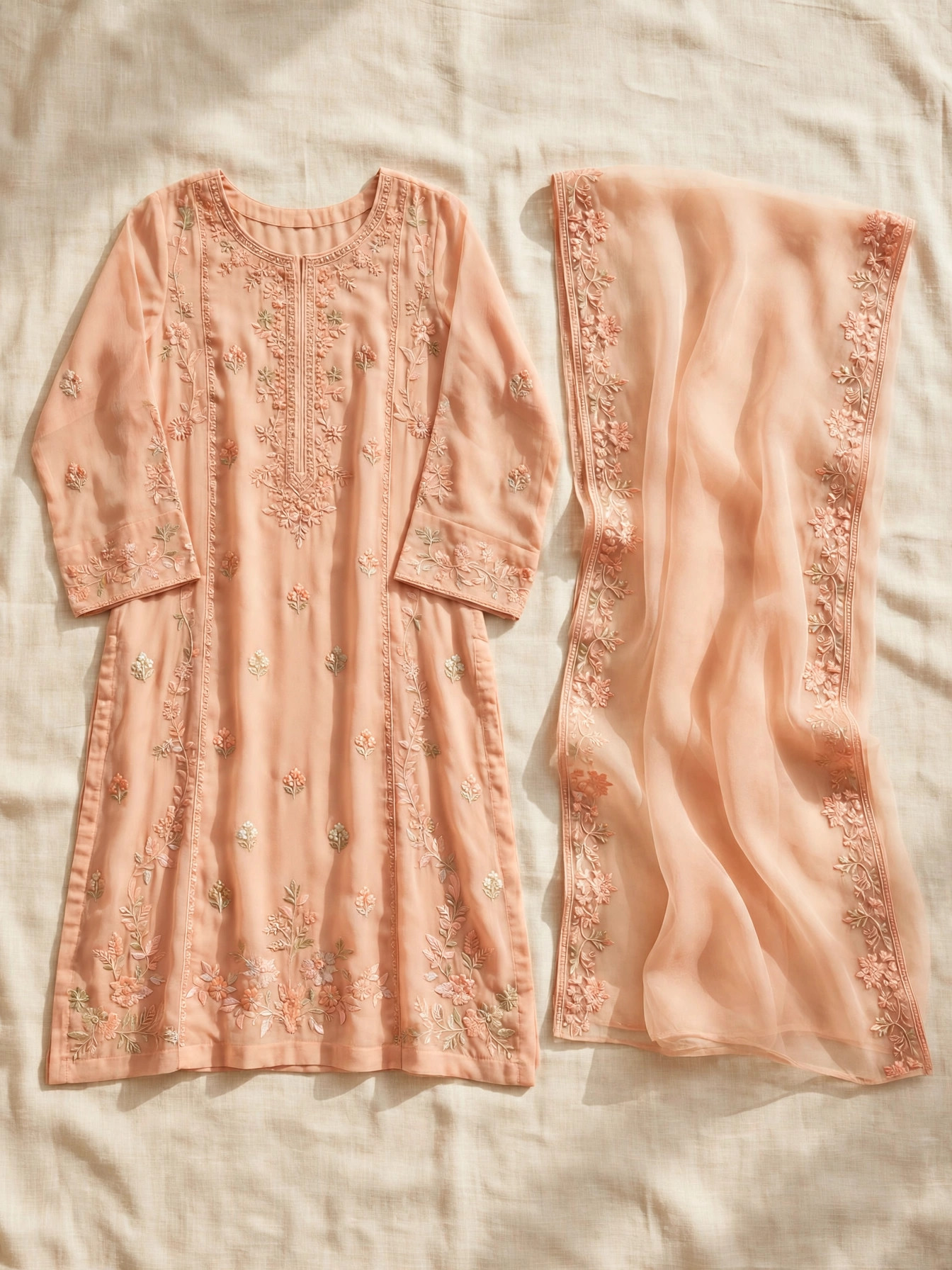 PRET EMBROIDERED CHIFFON 2 PCS